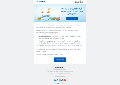 Sophos Next-Gen mailer