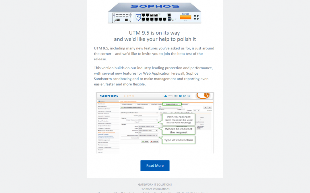 Sophos UTM Mailer