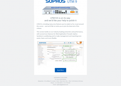 Sophos UTM Mailer
