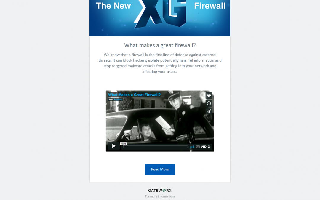 XG Firewall Mailer