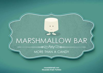 Marshmallow Bar Logo Design