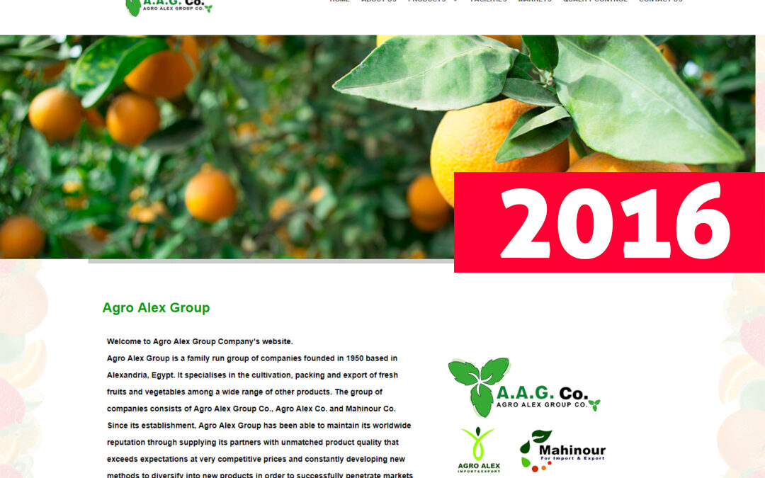 Agro Alex Group Website