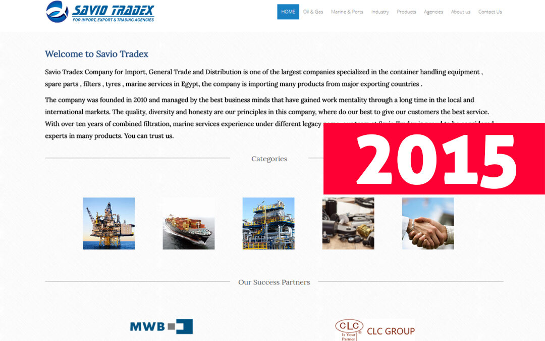 Savio Tradex Website