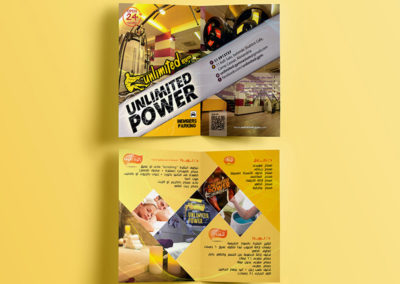 Unlimited power Gym Flyer