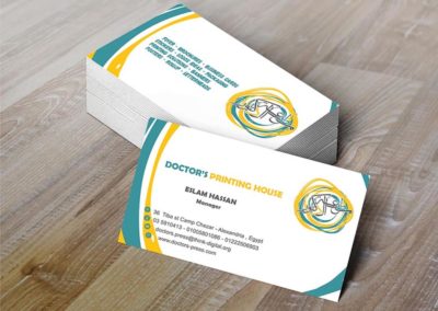 Doctors Print House identity - Moustafa khalil Portfolio