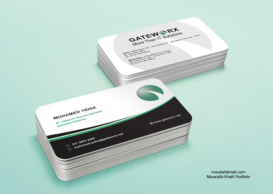 Gateworx Business Card - Moustafa khalil Portfolio