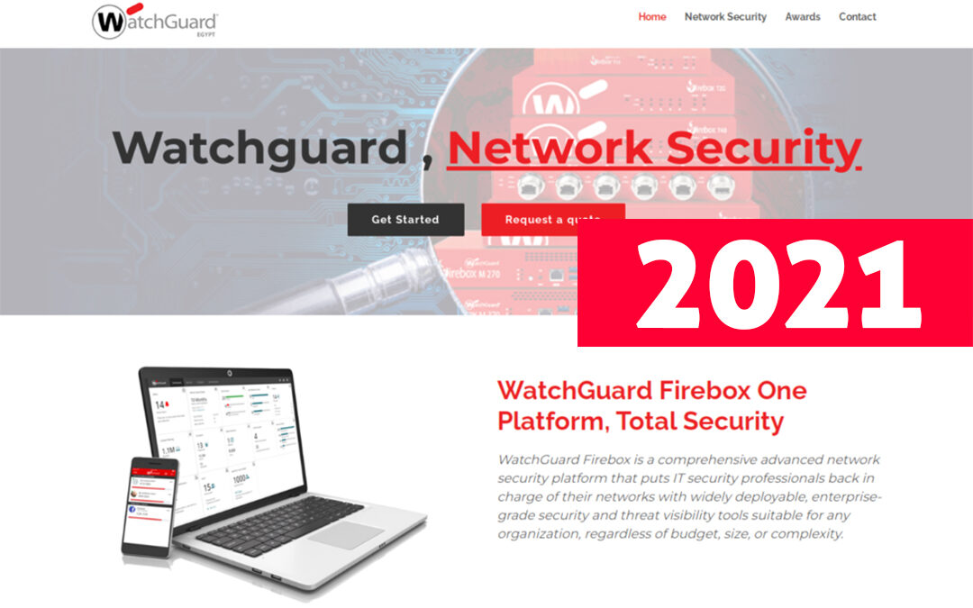 WatchGuard Network Security Landing Page