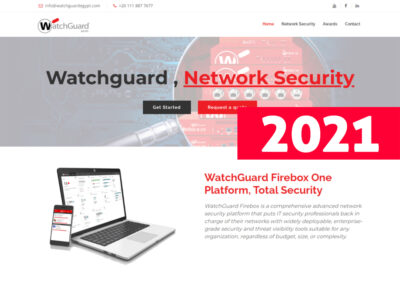 WatchGuard Network Security Landing Page